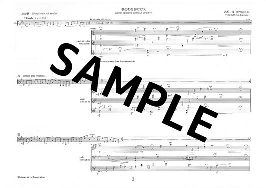 Within Dreams, Without Dreams op.74