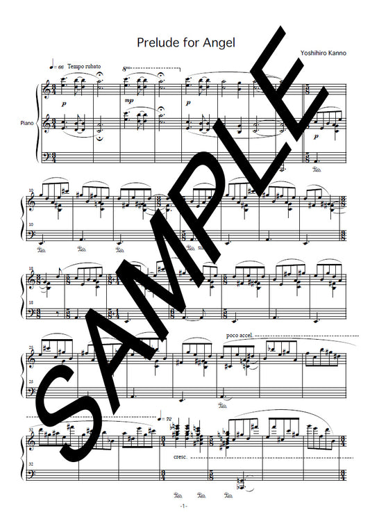 Prelude for Angel for piano