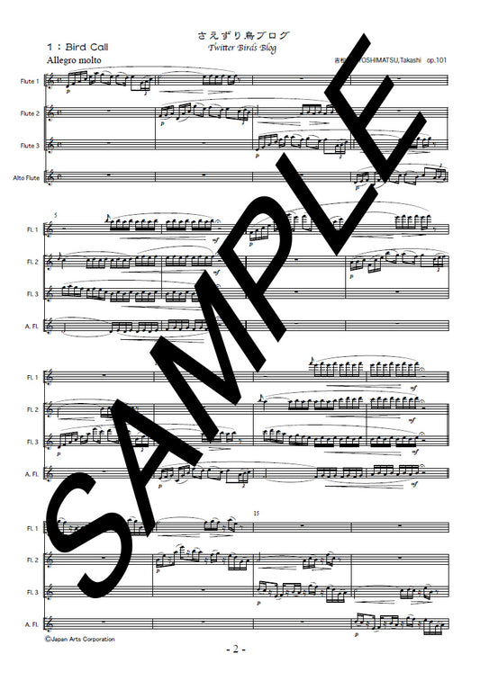 Twitter Birds Blog op.101 (Study Score)