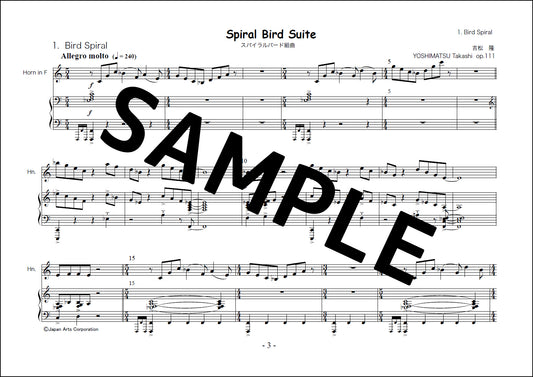 Spiral Bird Suite op.111 (Study Score)