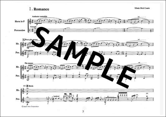 Mimic Bird Comic op.63 (Study Score)