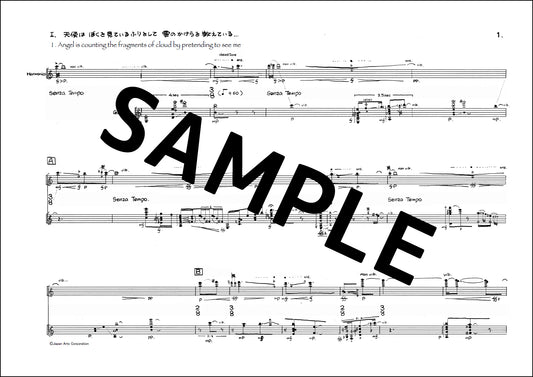 Forgetful Angel II for Harmonica and Guitar (Study Score)