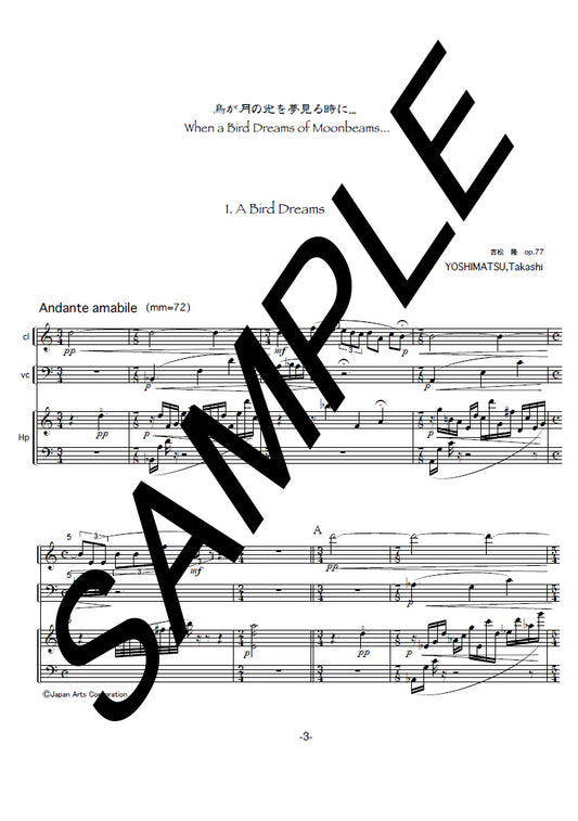 When a Bird Dreams Moonbeams op.77