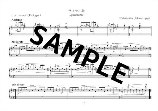 Lyra Scenes for Harp op.99