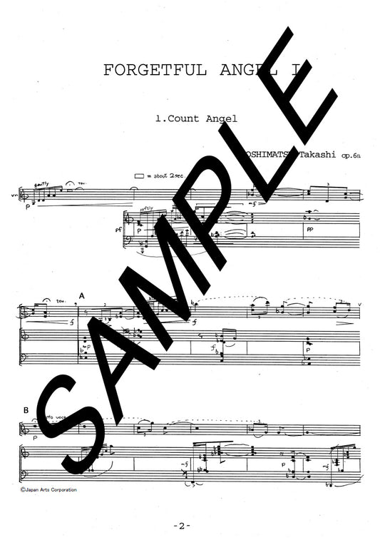 Forgetful Angel Ia for Violin and Piano op.6a (Study Score)